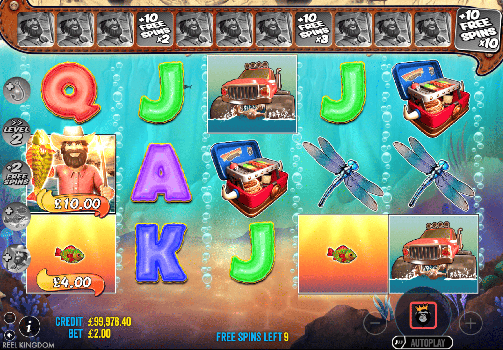 Слот Big Bass Splash — игровые барабаны с символами рыб и рыболовом